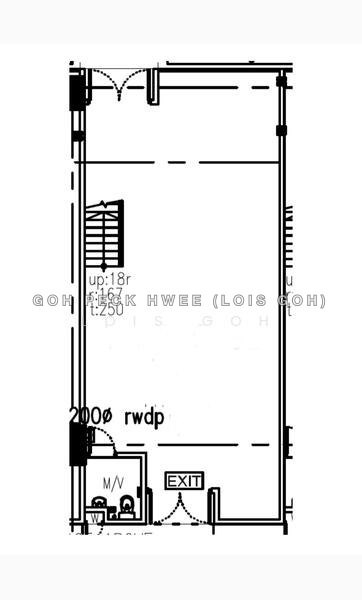 間取り図 — Oxley BizHub Ground Floor High Ceiling B1 Unit For Sale
