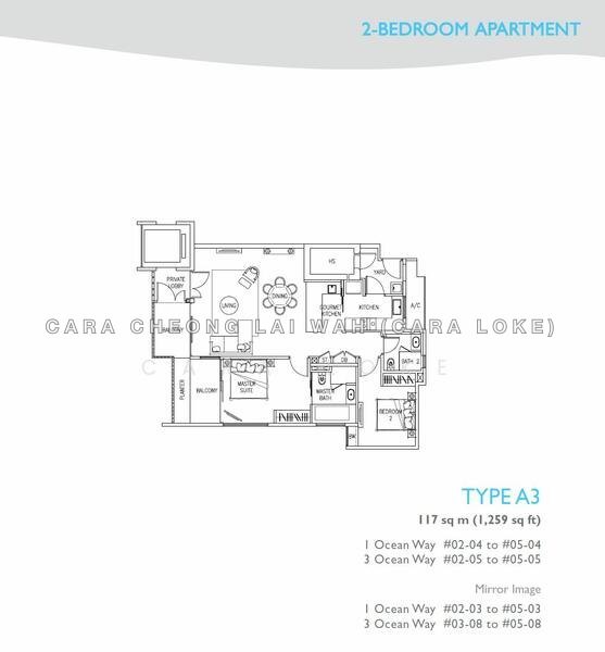户型图 — 4-Bed Waterfront Condo at The Residences at W Sentosa Cove