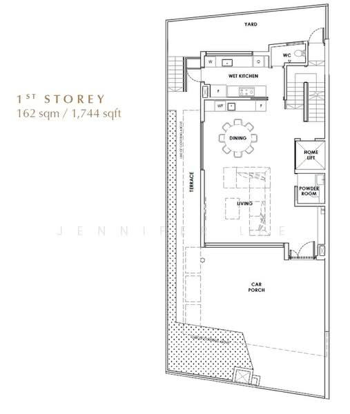 평면도 — Brand New Freehold Semi-Detached at Villas @ Old Tampines Road