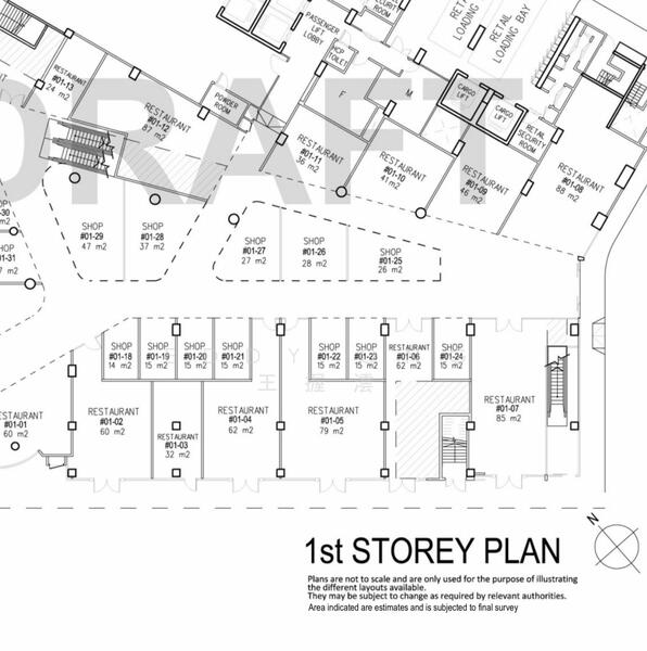 Floor plan — Alexandra Central – Retail Unit for Lease, 161 sqft