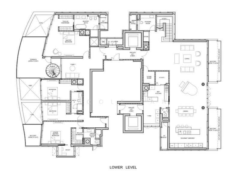 户型图 — Marina One Residences Penthouse – Last Developer Show Flat Unit