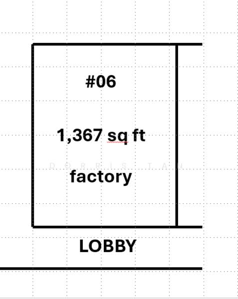 Floor plan — Light Industrial (B1) Unit at Cititech Industrial Building, Aljunied Road