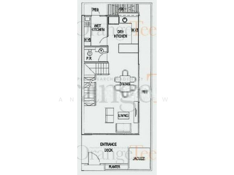 Mặt bằng — Ventura Heights Cluster House for Rent – 5 Bed/5 Bath, District 10