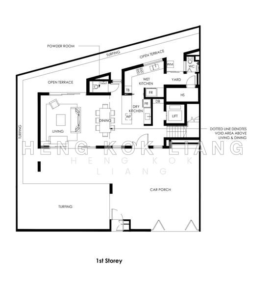 ผังพื้น — Corner Terrace at Pollen Collection, Pollen View off Nim Road