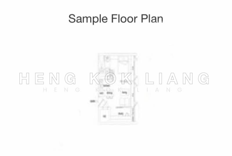 Mặt bằng — Master Room for Rent at 805 Woodlands Street 81