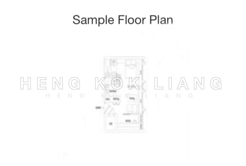 Mặt bằng — Master Room for Rent at 441A Fernvale Road