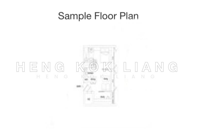 Mặt bằng — Common Room for Rent at The Eden @ Tampines
