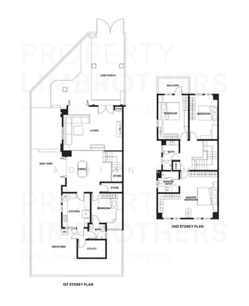 户型图 — 4-Bed Freehold Corner Terrace at Stratton Park, Seletar Hills – D28