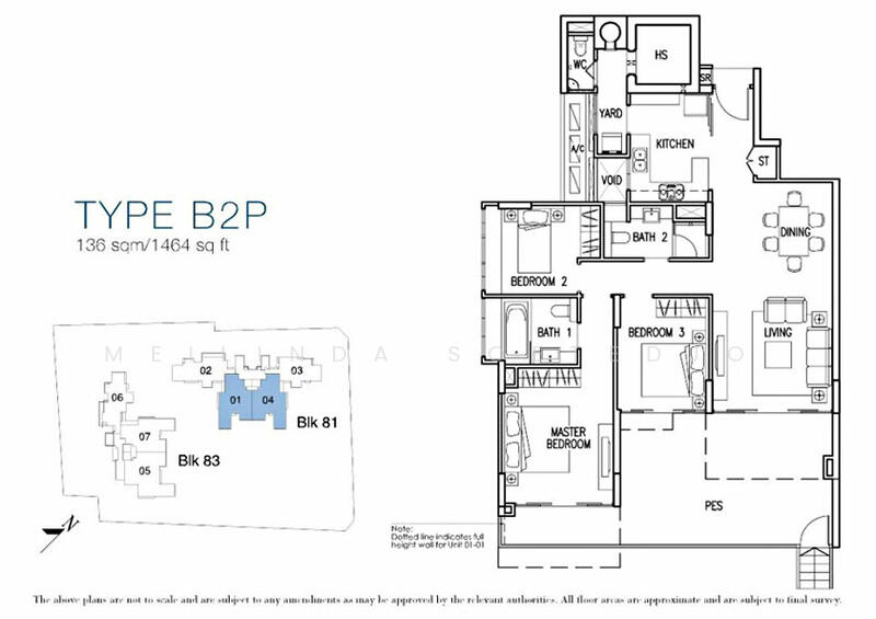 Floor plan — Mera Springs – Rare Ground Floor 3-Bed with Full Pool View & Patio