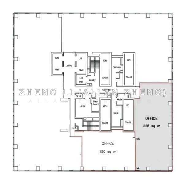 間取り図 — Suntec City Tower Office with City & Fountain Views – Ready to Move In