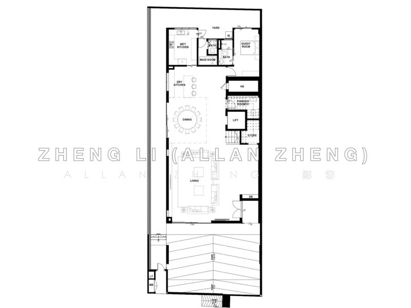 間取り図 — Freehold 4-Storey Semi-Detached at Jalan Kemuning, TOP 2025
