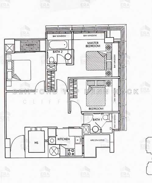 Mặt bằng — Common Room for Rent in River Valley Co-Living Condo